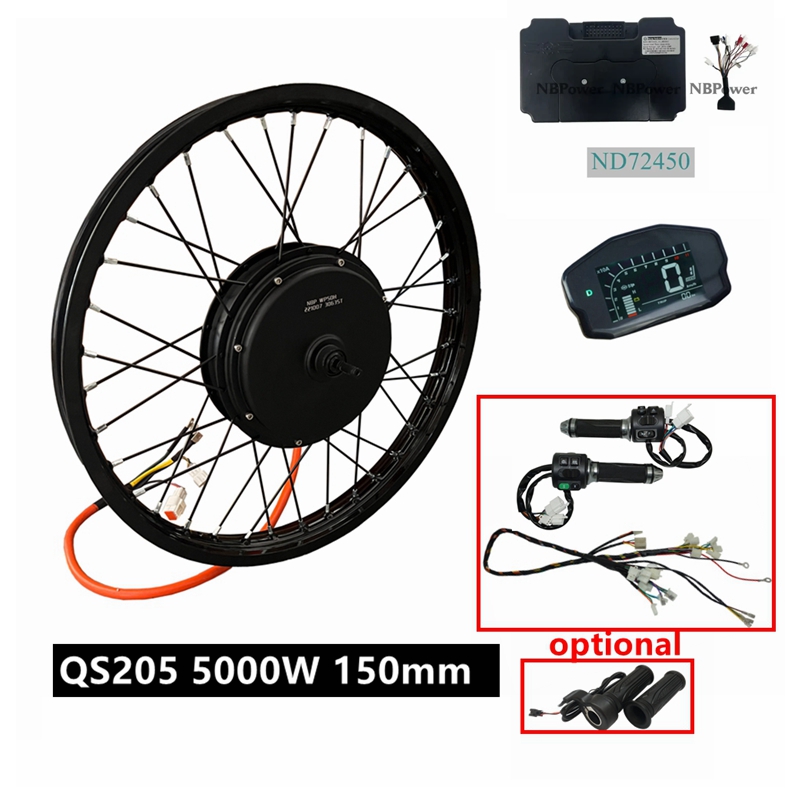 NBpower/QS205 V3 72v 5000W Ebi - огляд і ціна 72V 5000W Hub Motor Kit