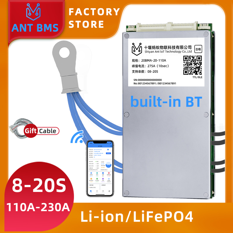 ANT Smart Balance BMS 8S-20S   - огляд і ціна Smart Bms 72V 20S 150A Bluetooth