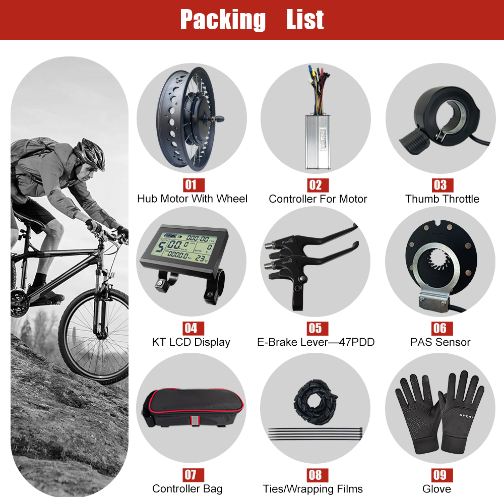 Fat E-Bike Conversion Kit 48V  - огляд і ціна 72V 5000W Hub Motor Kit