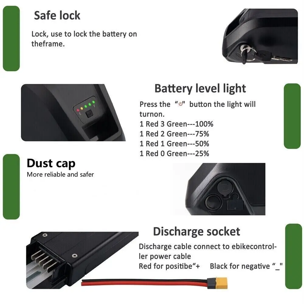 Hailong E-Bike Battery 36V 48V - огляд і ціна Ebike Battery 48V 20Ah Hailong